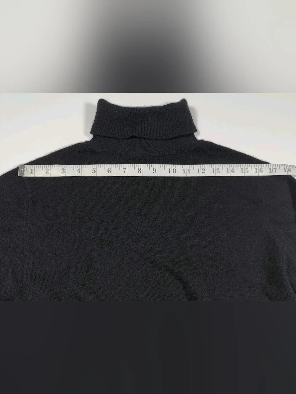 Celeste Womens Black 100% Cashmere Turtle Neck Size M - Picture 4 of 7